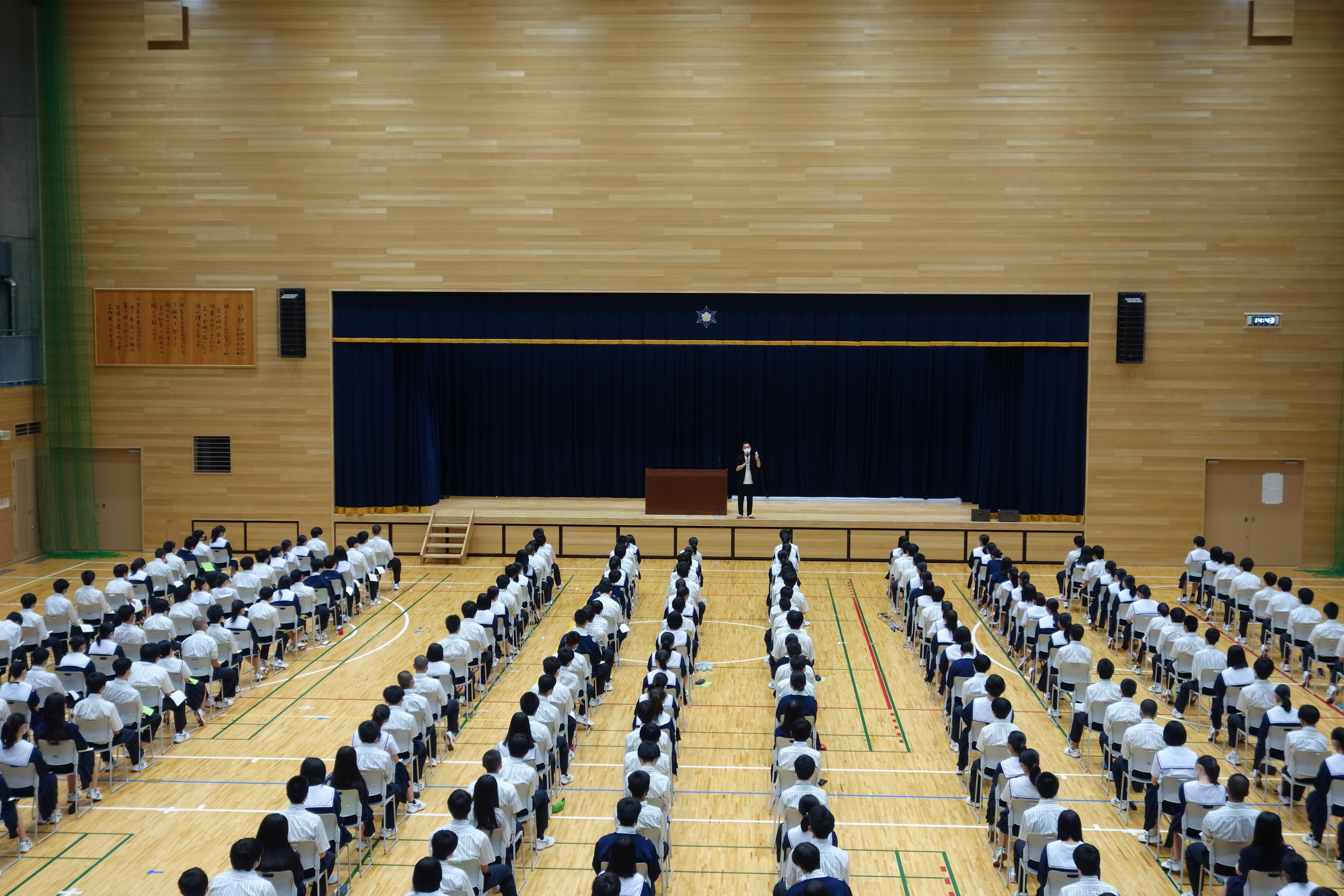 熱弁の竹下先生！引き込まれます…